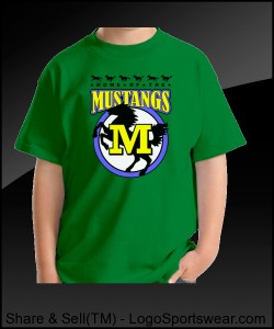Mustang Youth T-shirt Design Zoom
